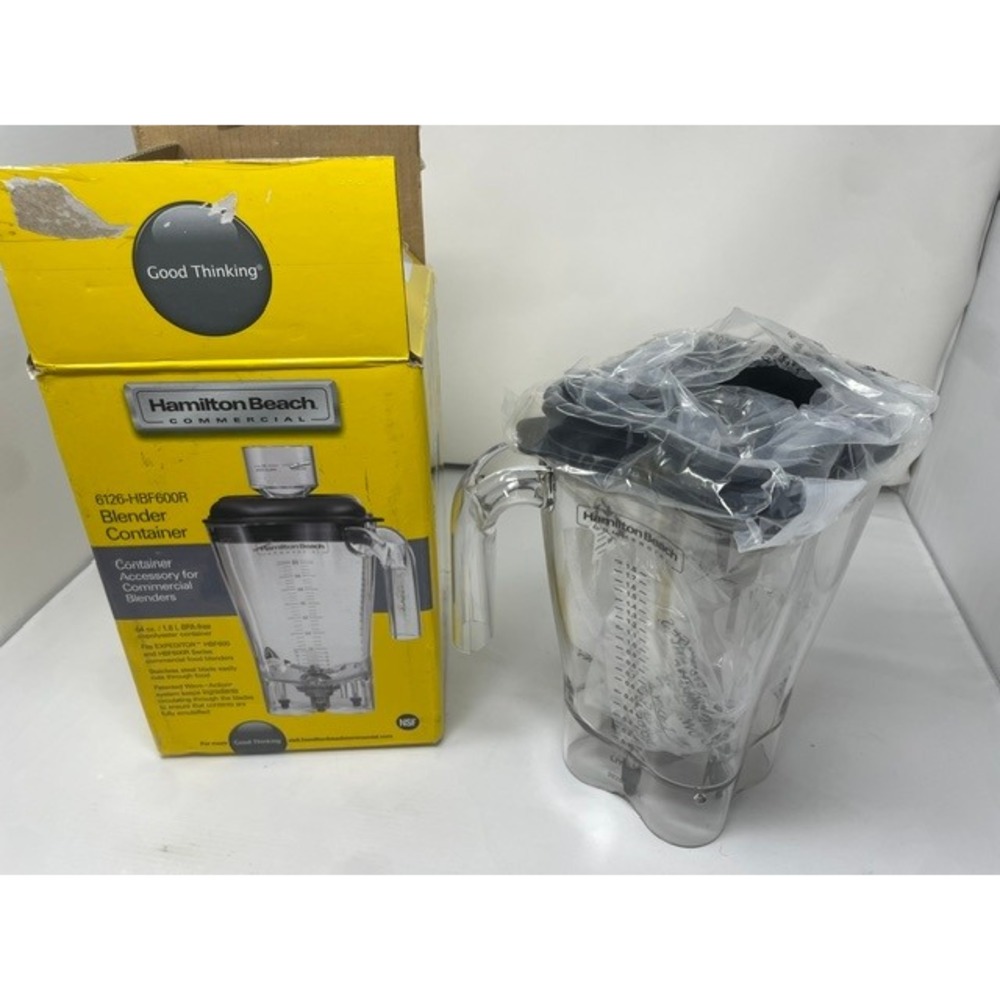 Hamilton Beach Commercial Replacement 6126-HBF600R 64oz Blender Container Jar